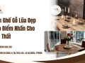Bàn Ghế Gỗ Lũa Đẹp Tạo Điểm Nhấn Cho Nội Thất