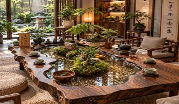 Bàn trà đạo thuỷ sinh