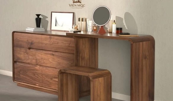 Bàn trang điểm gỗ lũa nghệ thuật