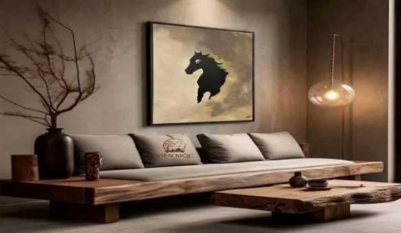 Ghế sofa gỗ lũa tự nhiên