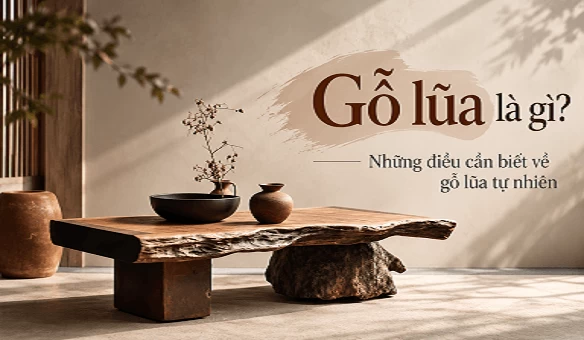 Gỗ lũa là gì? Những điều cần biết về gỗ lũa tự nhiên