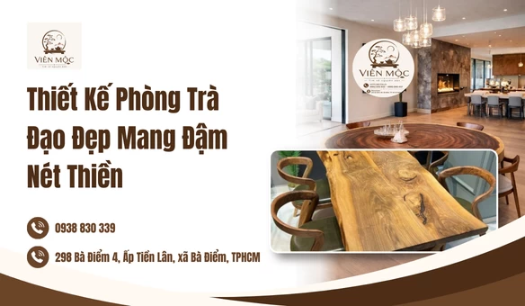 Thiết Kế Phòng Trà Đạo Đẹp Mang Đậm Nét Thiền