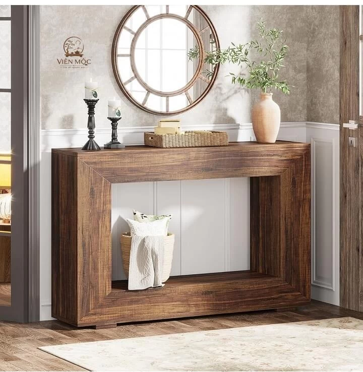 Bàn console gỗ lũa
