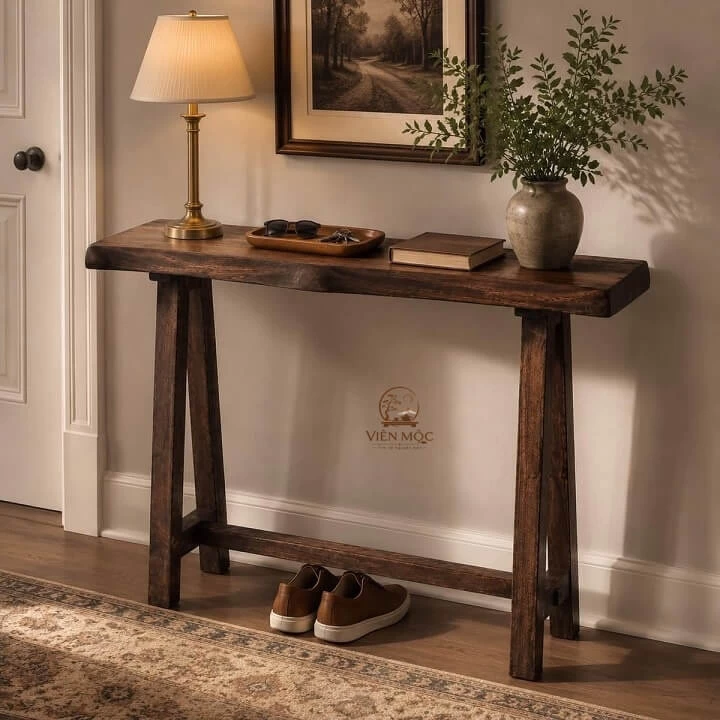 Bàn console gỗ lũa