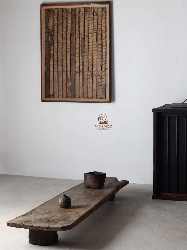 bàn trà đạo Wabi Sabi 