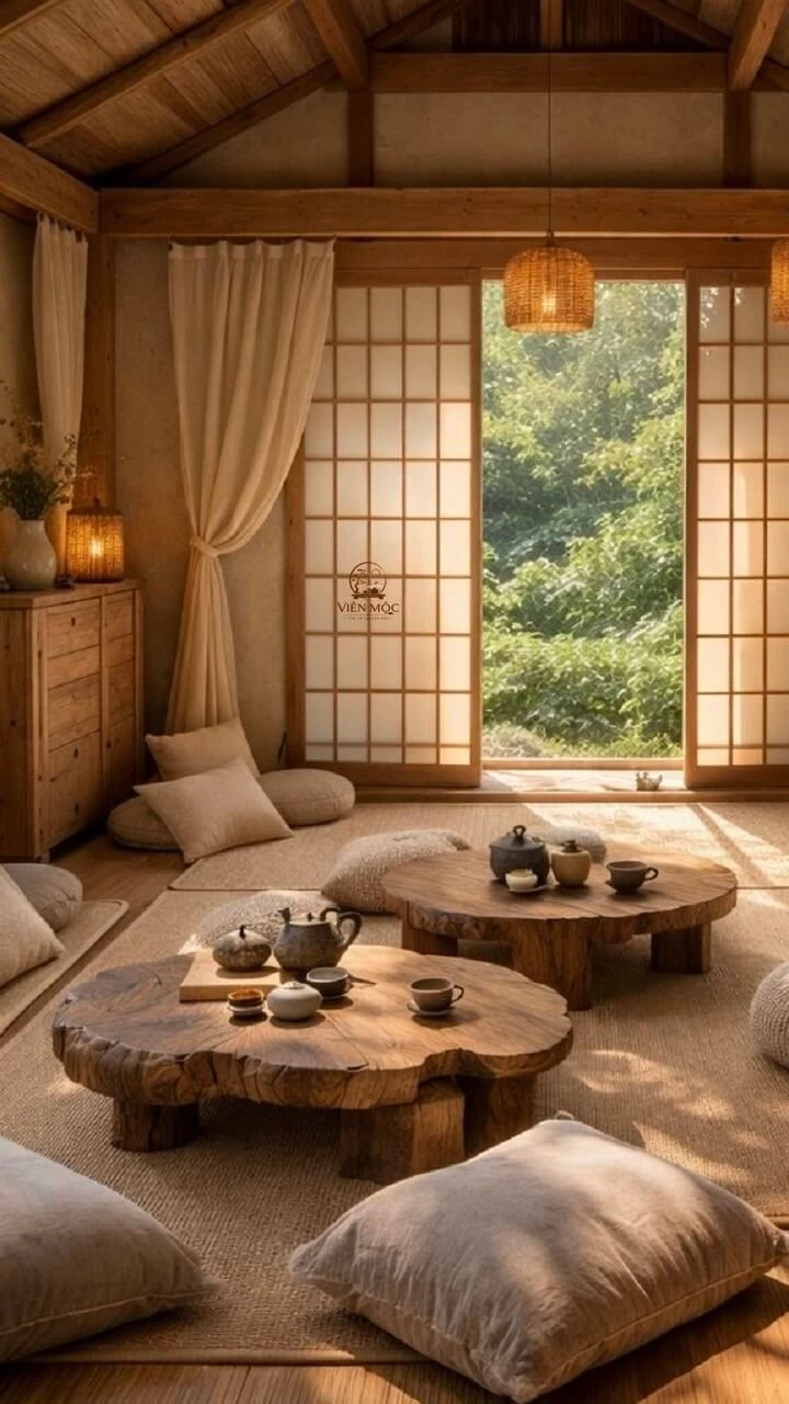 bàn trà bệt nhỏ gọn 