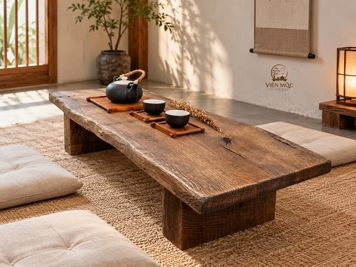 bàn trà bệt nhỏ gọn 