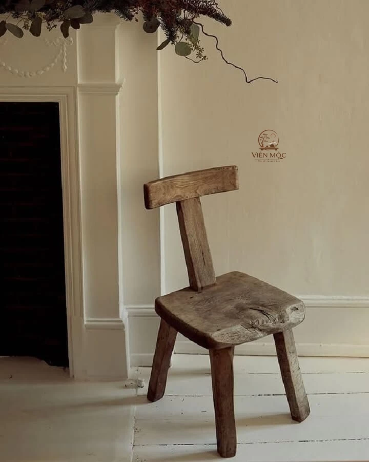 ghế gỗ lũa tự nhiên