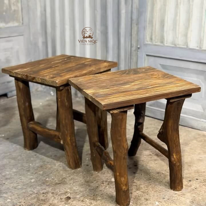 ghế gỗ lũa tự nhiên