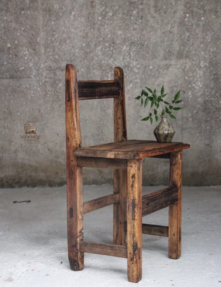 ghế gỗ lũa tự nhiên