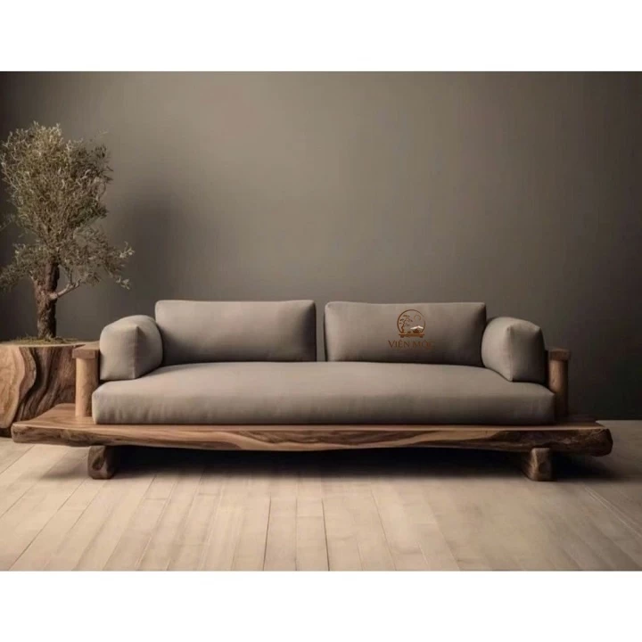 Ghế sofa gỗ lũa tự nhiên