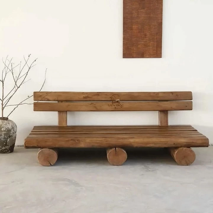 Ghế sofa gỗ lũa tự nhiên