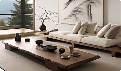 Thiết kế bàn trà đạo thủy sinh 