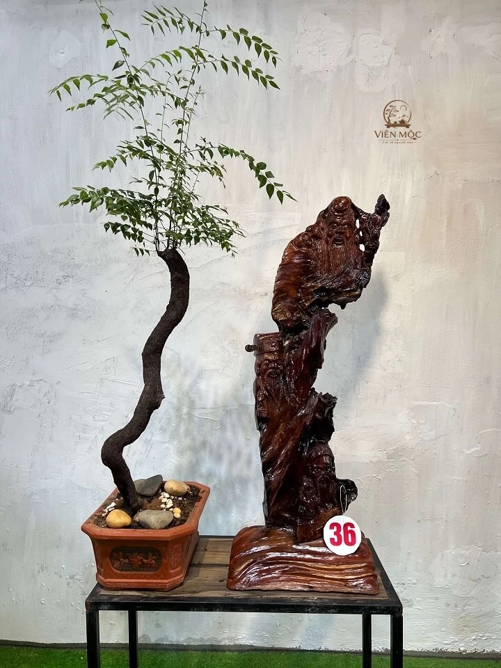Các tác phẩm nghệ thuật từ gỗ lũa