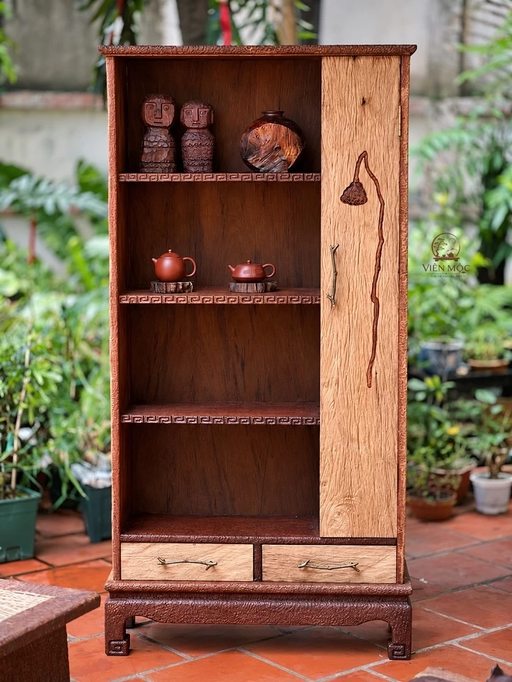 tủ gỗ lũa 1 cánh