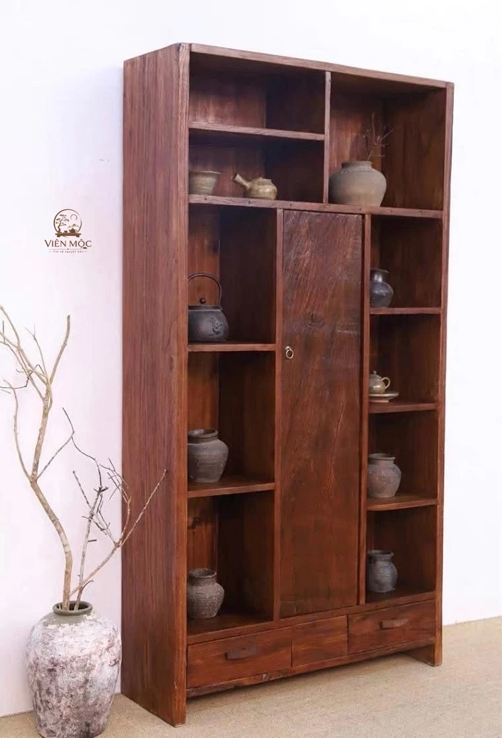 tủ gỗ lũa 1 cánh