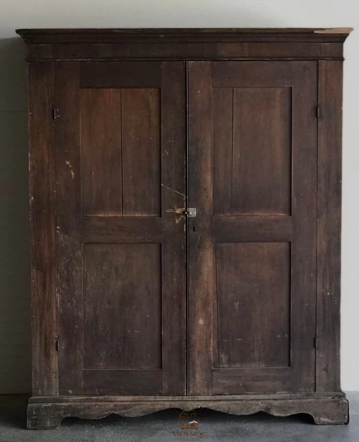 Tủ quần áo gỗ lũa 