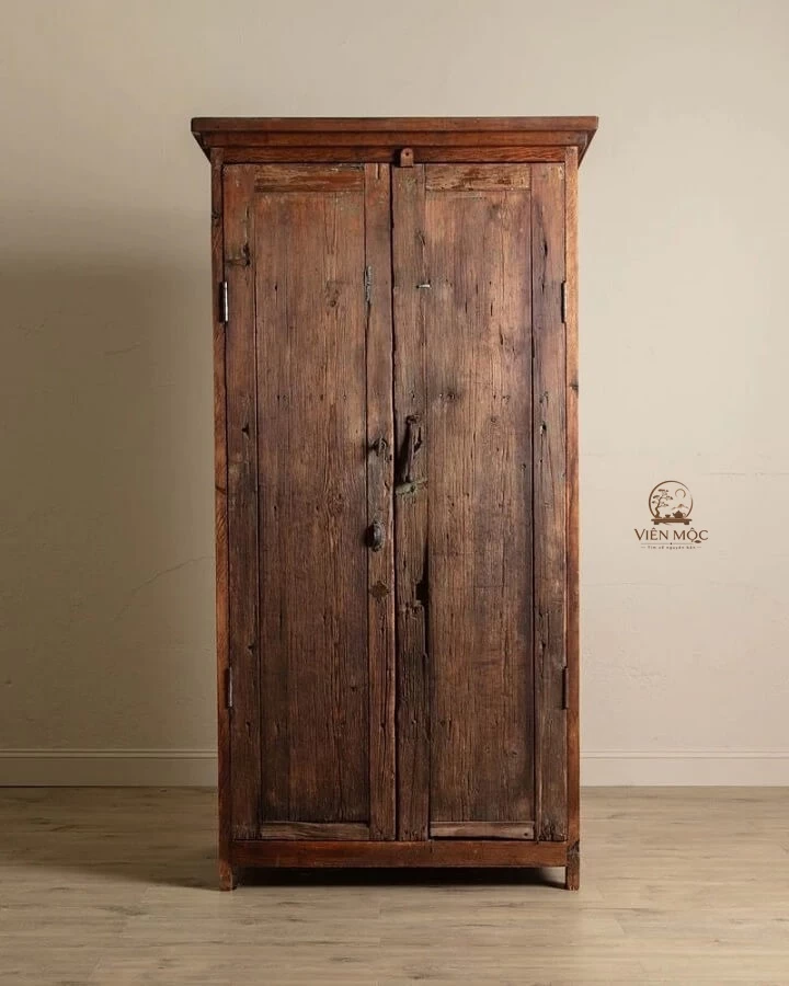 Tủ quần áo gỗ lũa 