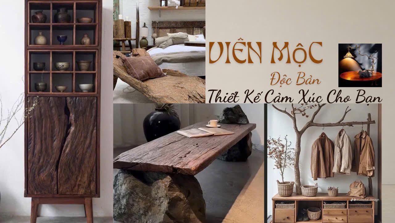 bàn trà đạo live edge