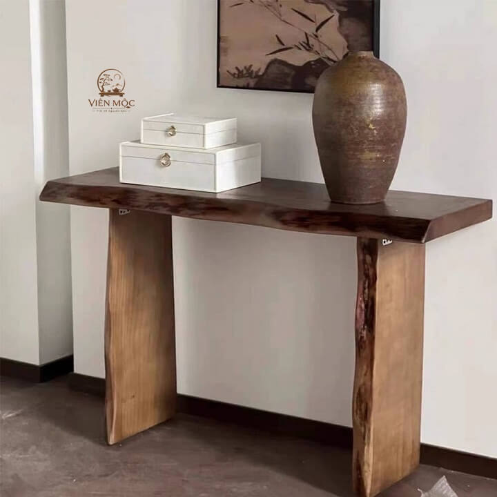 Vẻ đẹp đặc sắc của bàn console gỗ lũa