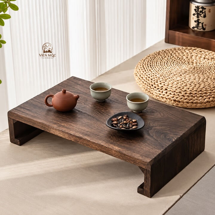 Giá trị của gỗ lũa cho mẫu bàn trà bệt