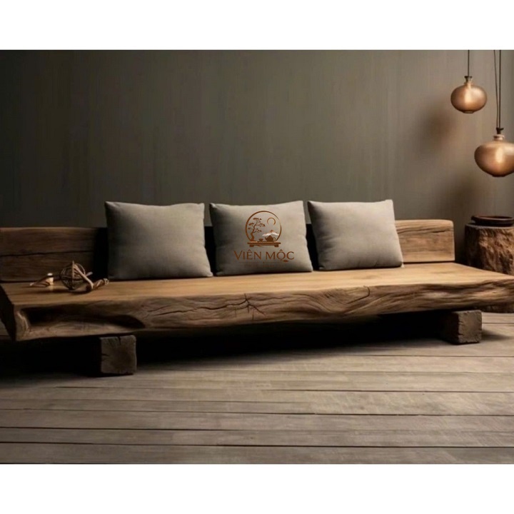 Điểm giá trị của ghế sofa gỗ lũa tự nhiên 