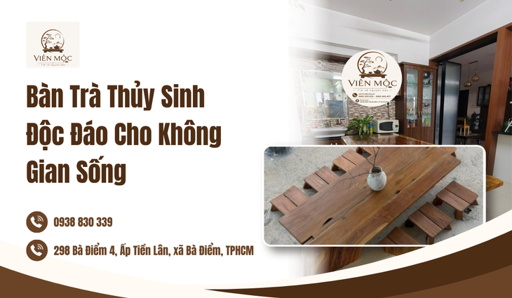 Bàn Trà Thủy Sinh - Sự Giao Thoa Giữa Nghệ Thuật Và Thiên Nhiên